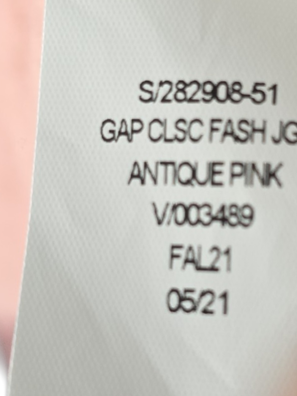 GAP Classic Fleece Joggers Antique Pink Size M - Picture 3 of 11